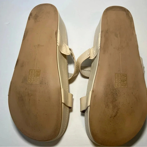 Dolce Vita Womens CICILY Cream Sandals Women’s Size 11 Summer Slides - Picture 9 of 13